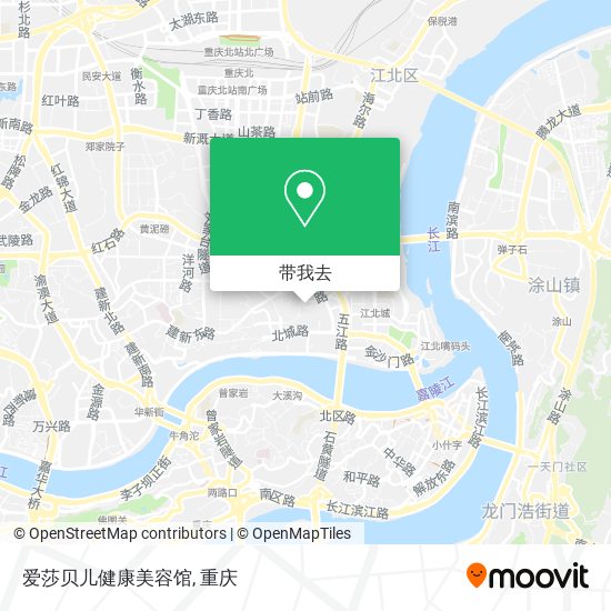 爱莎贝儿健康美容馆地图