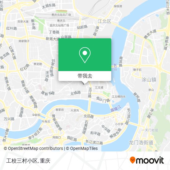 工校三村小区地图