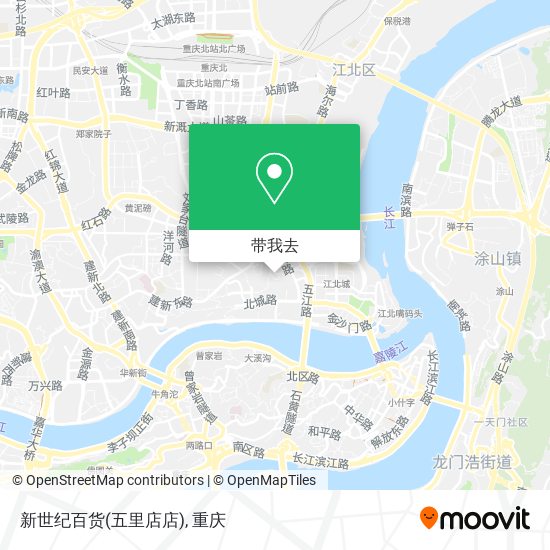 新世纪百货(五里店店)地图