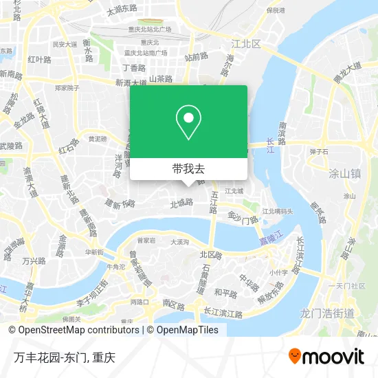 万丰花园-东门地图
