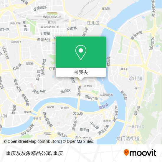 重庆灰灰象精品公寓地图