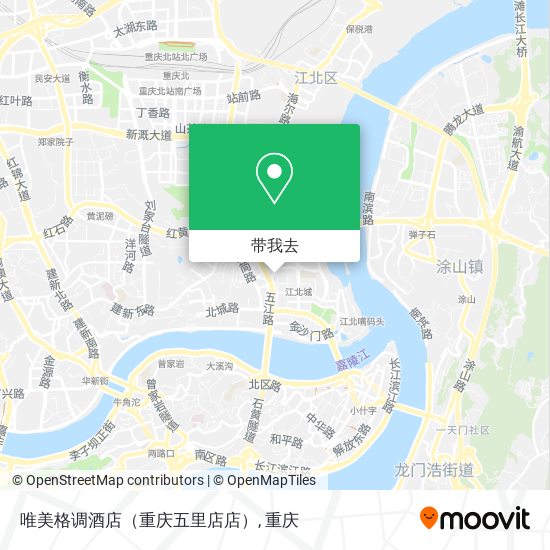 唯美格调酒店（重庆五里店店）地图