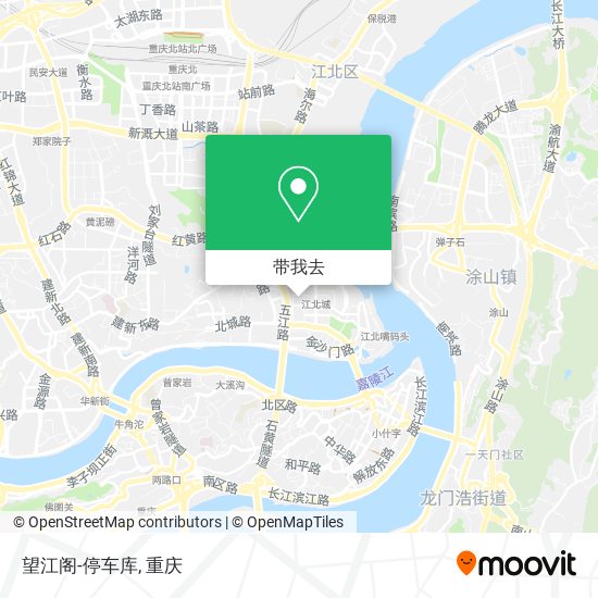望江阁-停车库地图