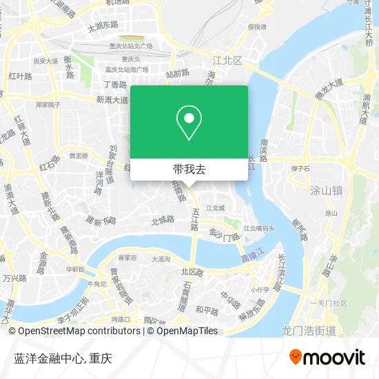 蓝洋金融中心地图