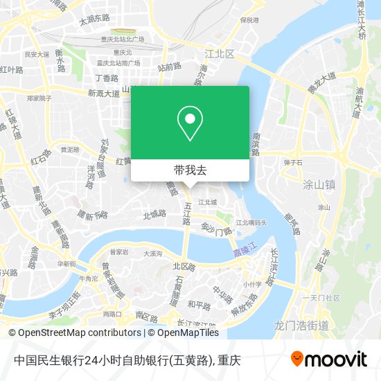 中国民生银行24小时自助银行(五黄路)地图