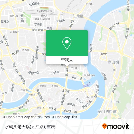 水码头老火锅(五江路)地图