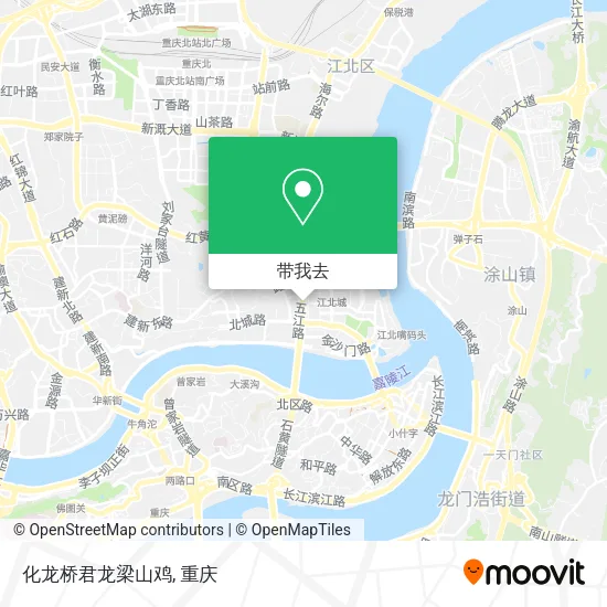 化龙桥君龙梁山鸡地图