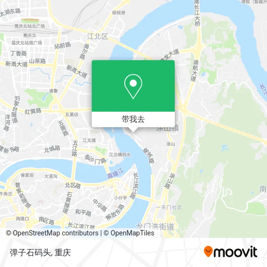 弹子石码头地图