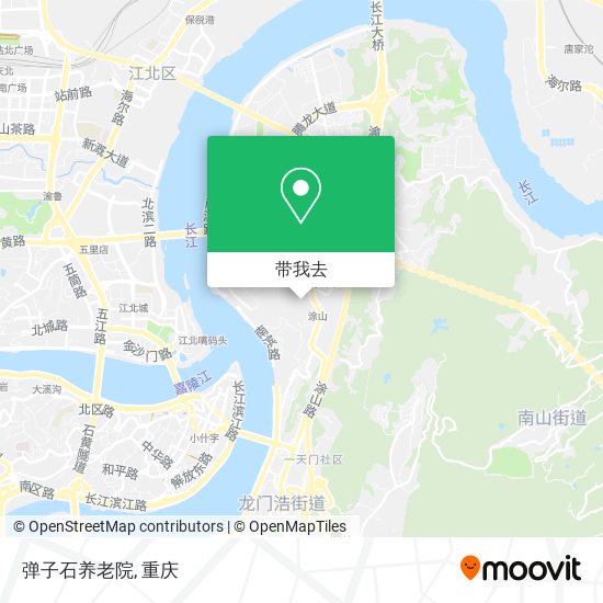 弹子石养老院地图