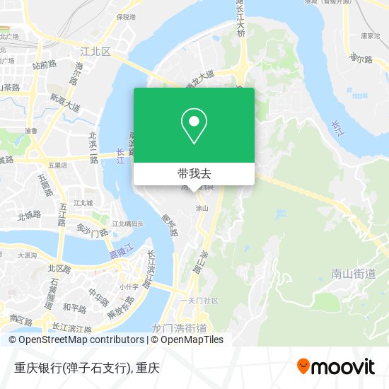 重庆银行(弹子石支行)地图