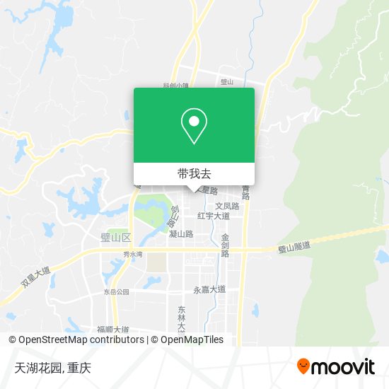 天湖花园地图