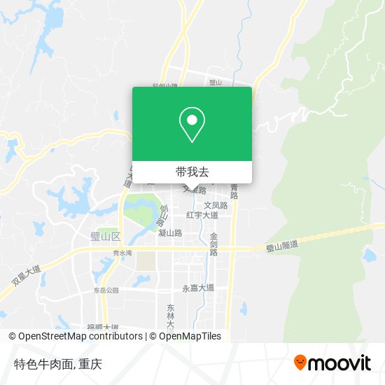 特色牛肉面地图