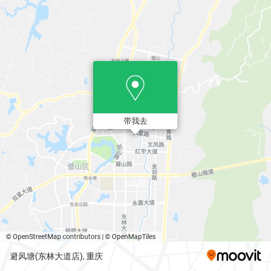 避风塘(东林大道店)地图