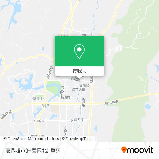 惠风超市(白鹭园北)地图