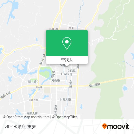 和平水果店地图