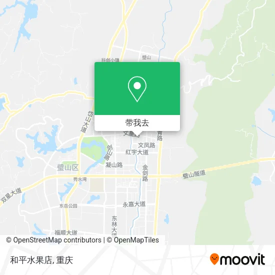 和平水果店地图