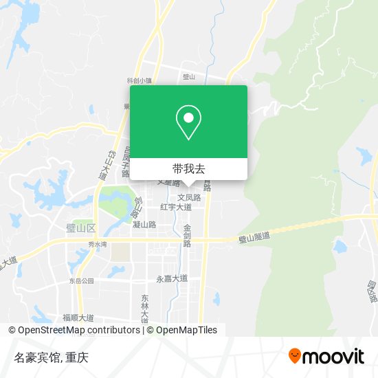 名豪宾馆地图