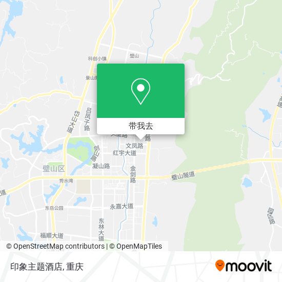 印象主题酒店地图