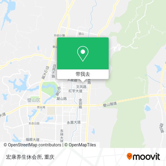 宏康养生休会所地图