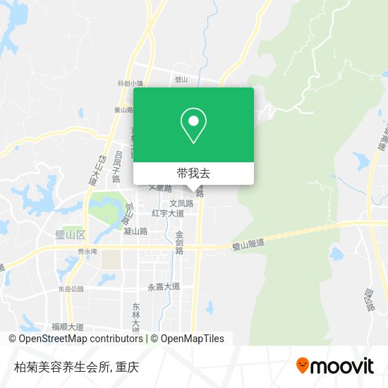 柏菊美容养生会所地图