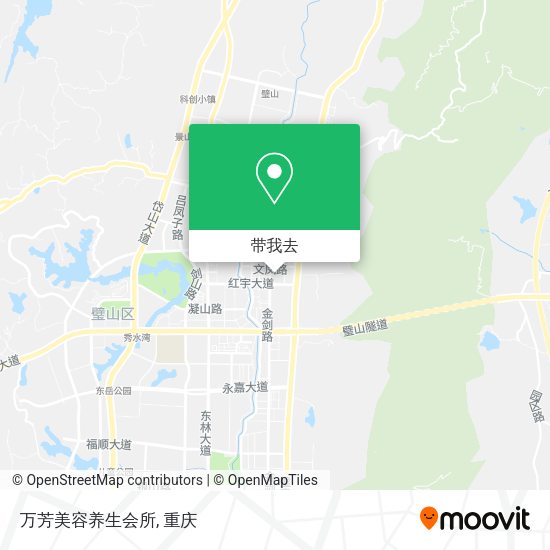 万芳美容养生会所地图