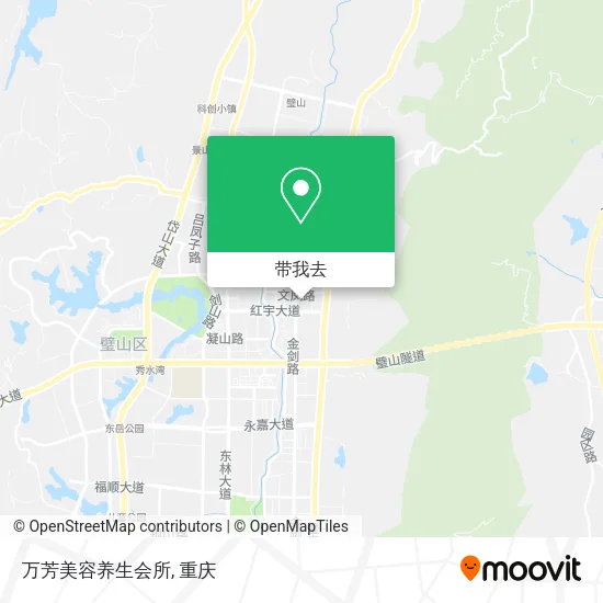 万芳美容养生会所地图