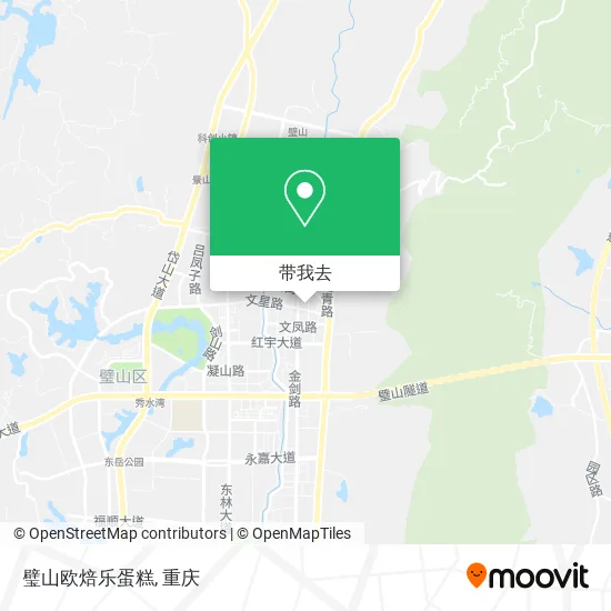 璧山欧焙乐蛋糕地图