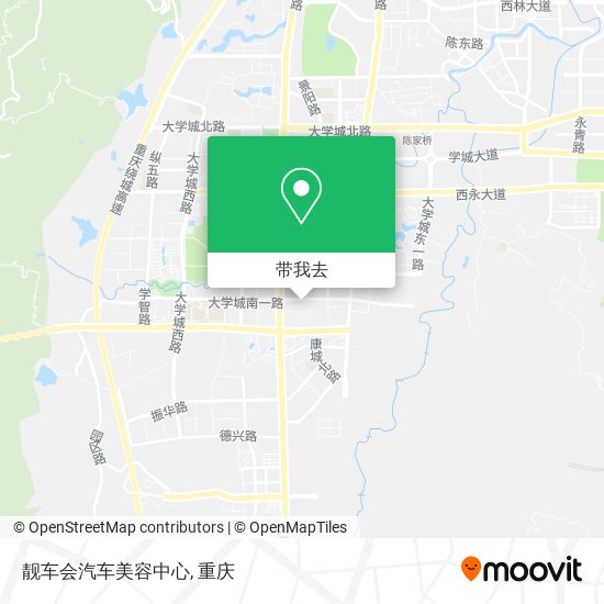 靓车会汽车美容中心地图