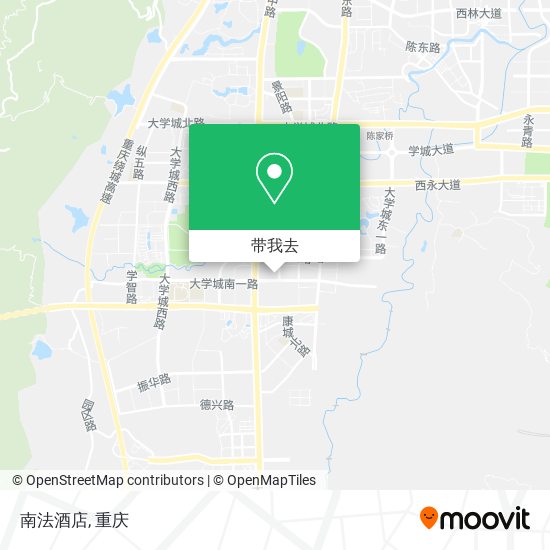 南法酒店地图