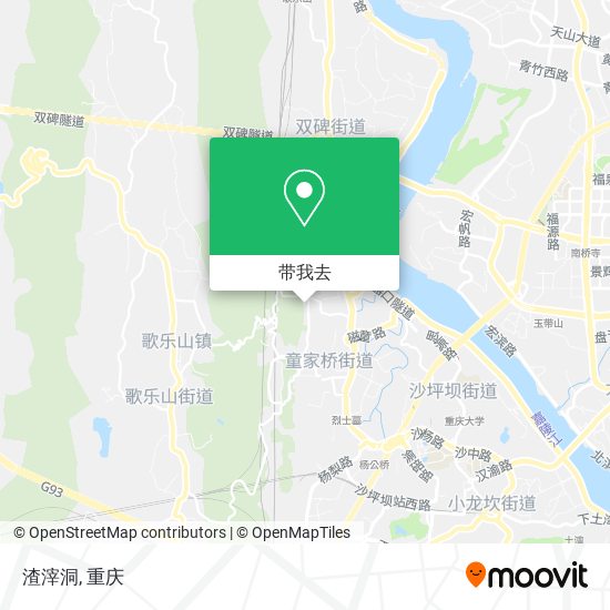 渣滓洞地图