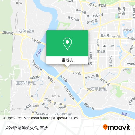 荣家牧场鲜菜火锅地图