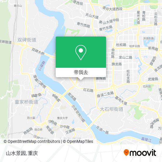 山水景园地图