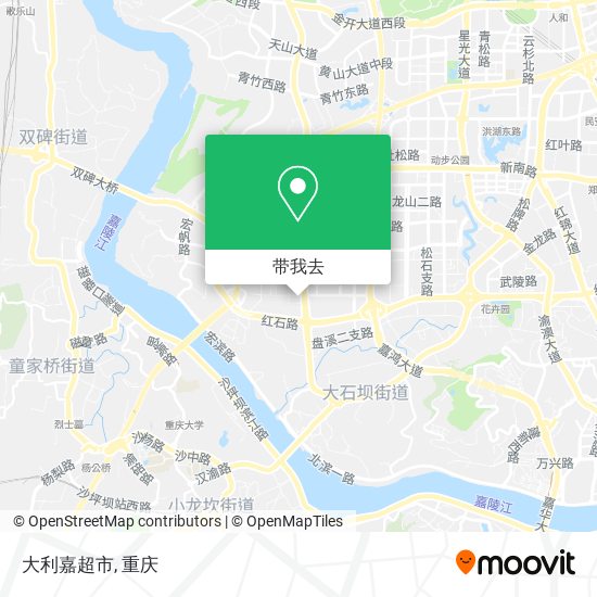 大利嘉超市地图