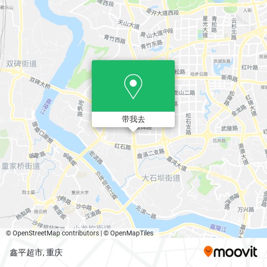鑫平超市地图
