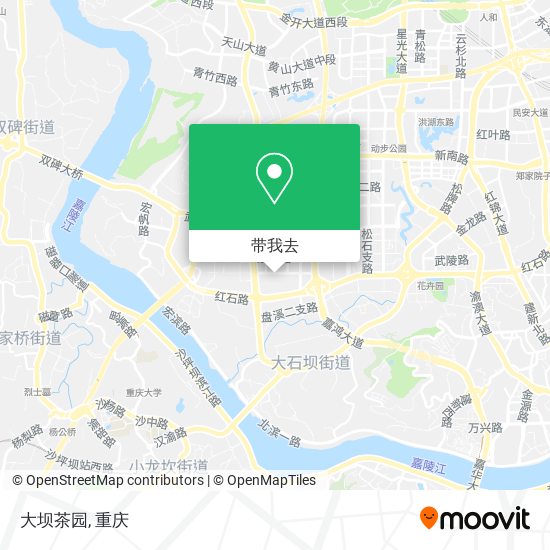 大坝茶园地图