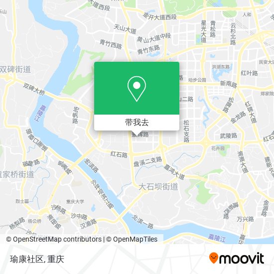 瑜康社区地图