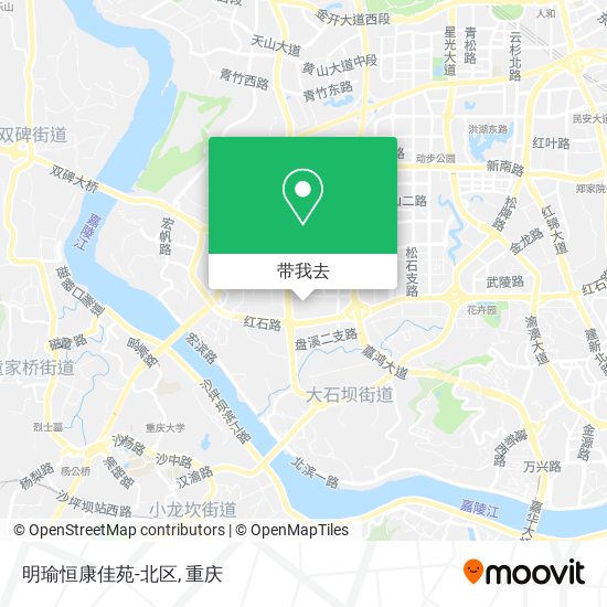 明瑜恒康佳苑-北区地图