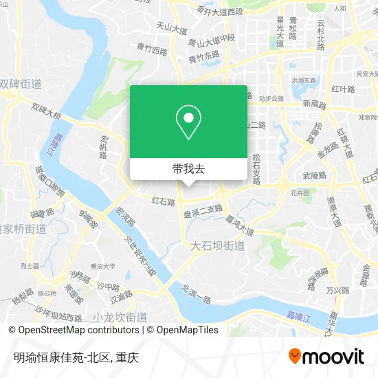 明瑜恒康佳苑-北区地图