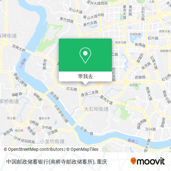 中国邮政储蓄银行(南桥寺邮政储蓄所)地图