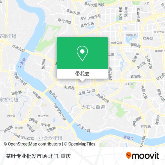 茶叶专业批发市场-北门地图