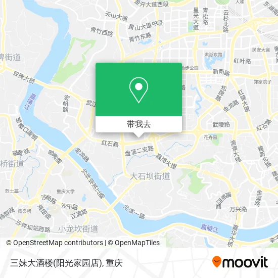 三妹大酒楼(阳光家园店)地图