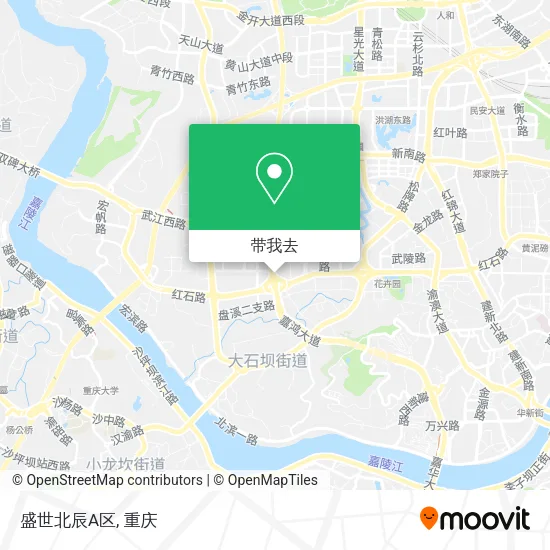 盛世北辰A区地图