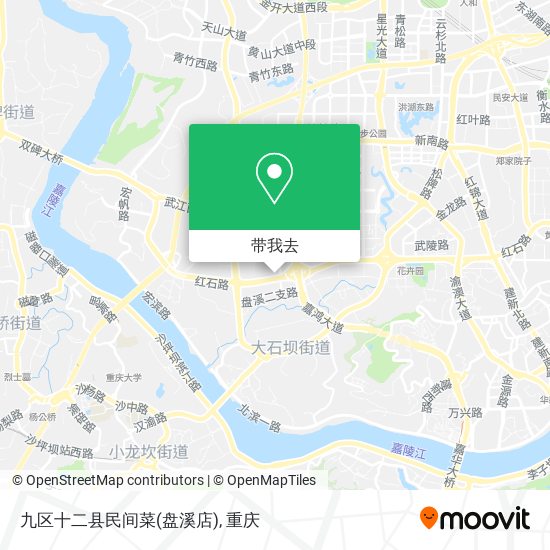九区十二县民间菜(盘溪店)地图