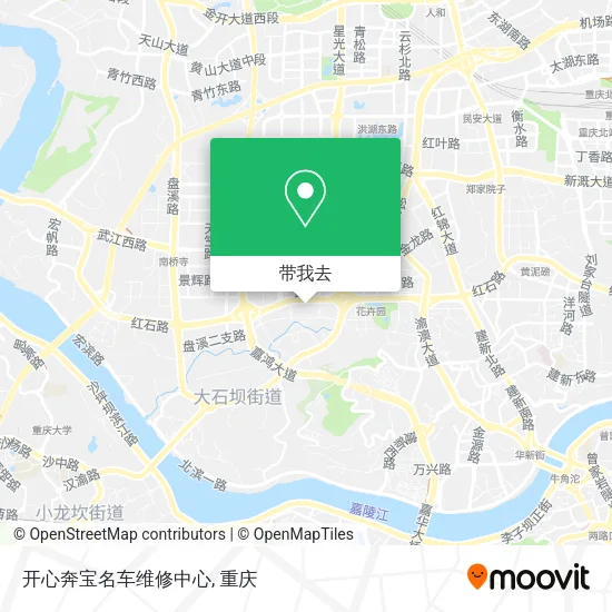 开心奔宝名车维修中心地图