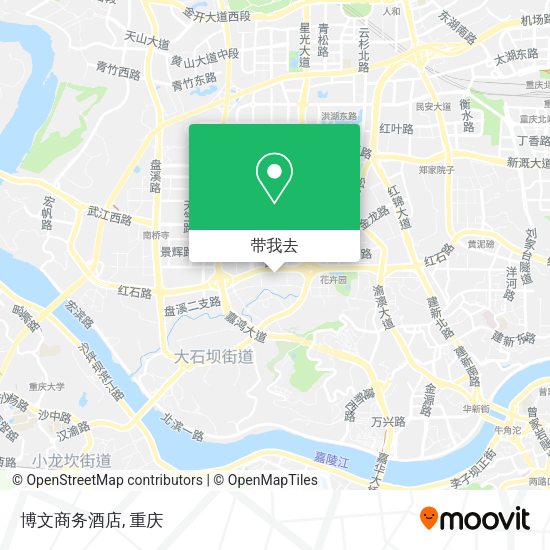 博文商务酒店地图