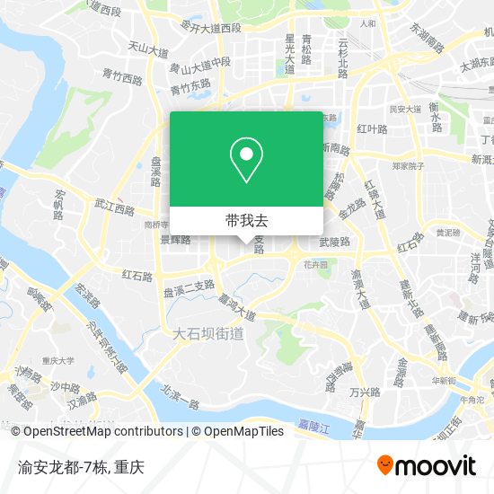 渝安龙都-7栋地图