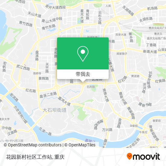 花园新村社区工作站地图
