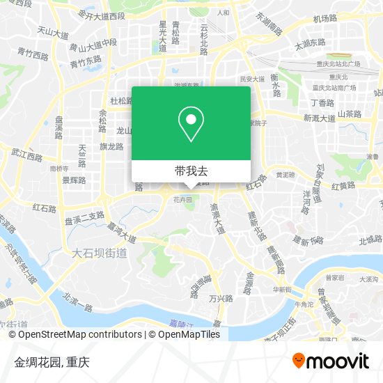金绸花园地图
