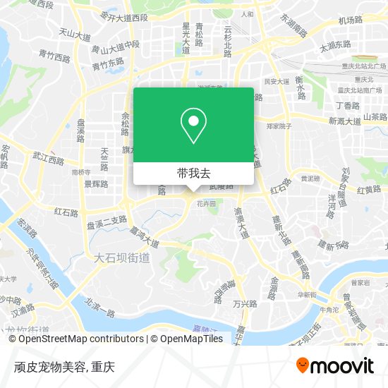 顽皮宠物美容地图