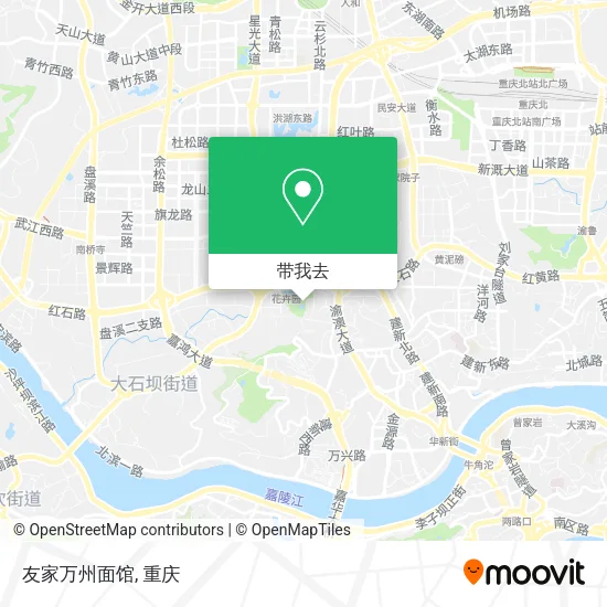 友家万州面馆地图